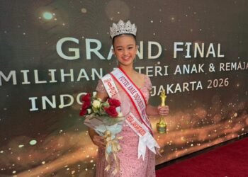 Prameswari Nararya Iswandaru Putri Raih Gelar Puteri Anak Indonesia Jakarta Pariwisata 2026