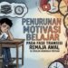 Penurunan Motivasi Belajar Pada Fase Transisi Remaja Awal di Sekolah Menengah Pertama 54 Ilustrasi Penurunan Motivasi Belajar (Sumber: Gambar Generatif AI)