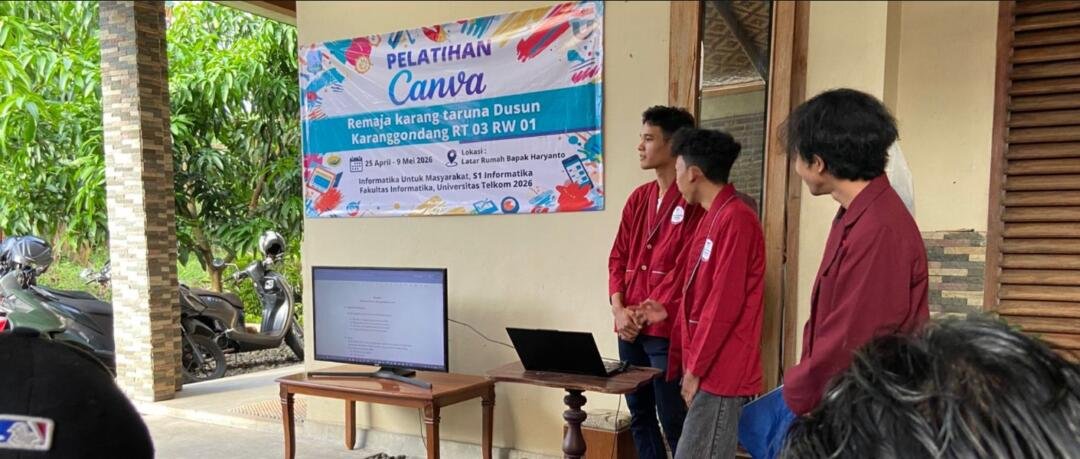 Mahasiswa Telkom University Gelar Pelatihan Canva untuk Tingkatkan Literasi Digital Remaja Karanggondang 50 foto2