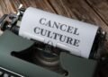 Ilustrasi bertuliskan cancel culture