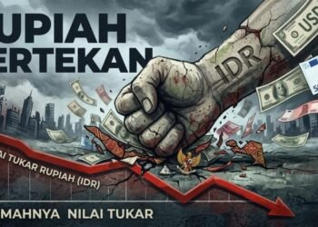 Rupiah Tertekan, Pasar Waspada: Mengurai Risiko di Tengah Ketidakpastian Ekonomi 46 Ilustrasi : Penurunan nilai tukar Rupiah terhadap mata uang asing (Sumber : AI/Gemini oleh Google, 2026)