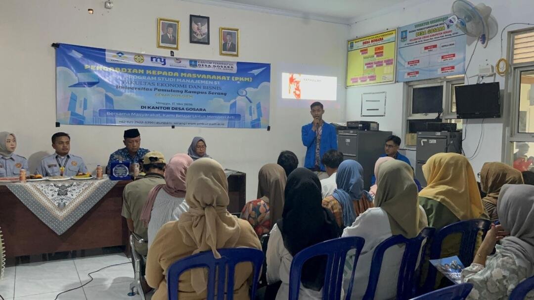 PkM Unpam Serang Tingkatkan Literasi Keuangan Masyarakat Desa Gosara 50 z