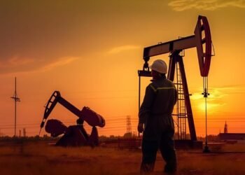 Beban Berat Subsidi Energi di Tengah Volatilitas Minyak Dunia: Pengujian Resiliensi APBN 2026 47 073947200 1687477196 worker oil rig sunset created with generative ai technology