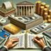 Bank Itu Bukan Gudang Uang: Cerita di Balik Manajemen Dana yang Menjaga Kepercayaan Jutaan Orang 51 Ilustrasi bank sebagai manajemen dana (Sumber: Pinterest)