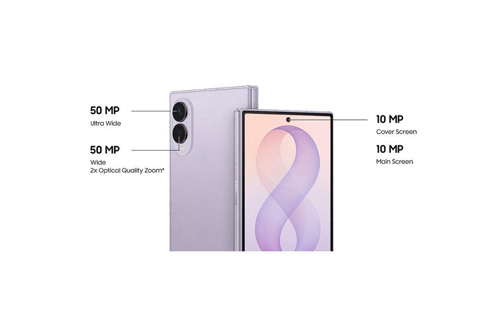 Galaxy Z Fold8 dibekali dual kamera 50 MP yang mampu menghasilkan detail beresolusi tinggi secara konsisten, baik saat menggunakan lensa wide maupun ultra-wide.