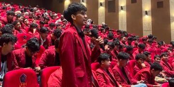 Dokumentasi kegiatan seminar Artificial Intelligence (Sumber: Dokumentasi Pribadi)