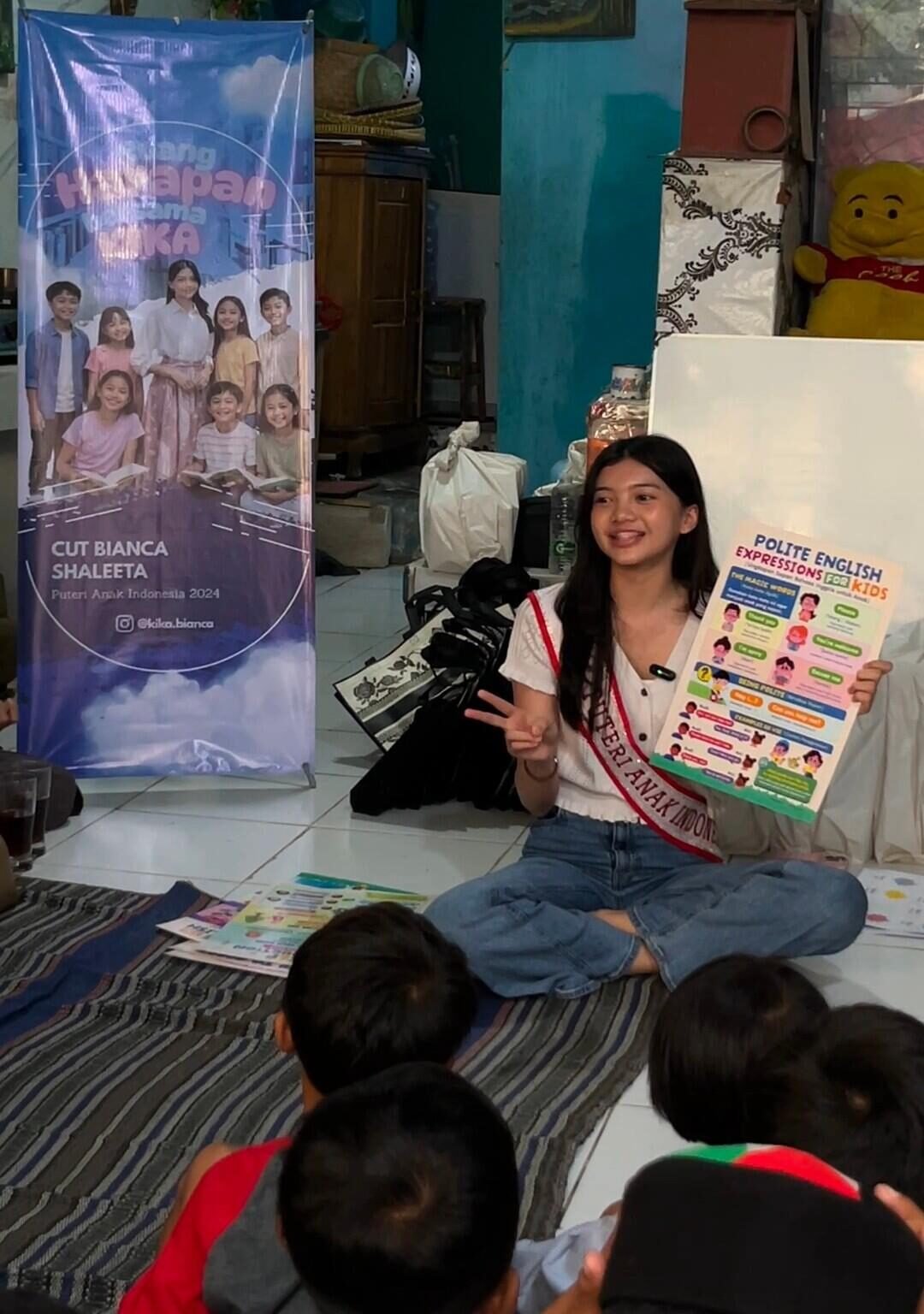 Puteri Anak Indonesia 2024 Cut Bianca Shaleeta Luncurkan Program "Ruang Harapan Bersama KIKA" untuk Edukasi dan Literasi Anak Indonesia 47 Puteri Anak Indonesia 2024 Cut Bianca Shaleeta Luncurkan Program "Ruang Harapan Bersama KIKA" untuk Edukasi dan Literasi Anak Indonesia