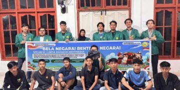 Mahasiswa UMRI menggelar sosialisasi kepada pemuda masyarakat
