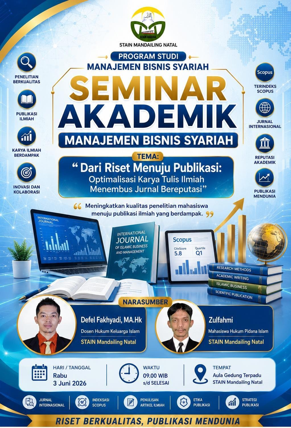 Mahasiswa HPI STAIN Mandailing Natal Jadi Narasumber pada Seminar Akademik Publikasi Ilmiah 49 IMG 20260602 WA0010