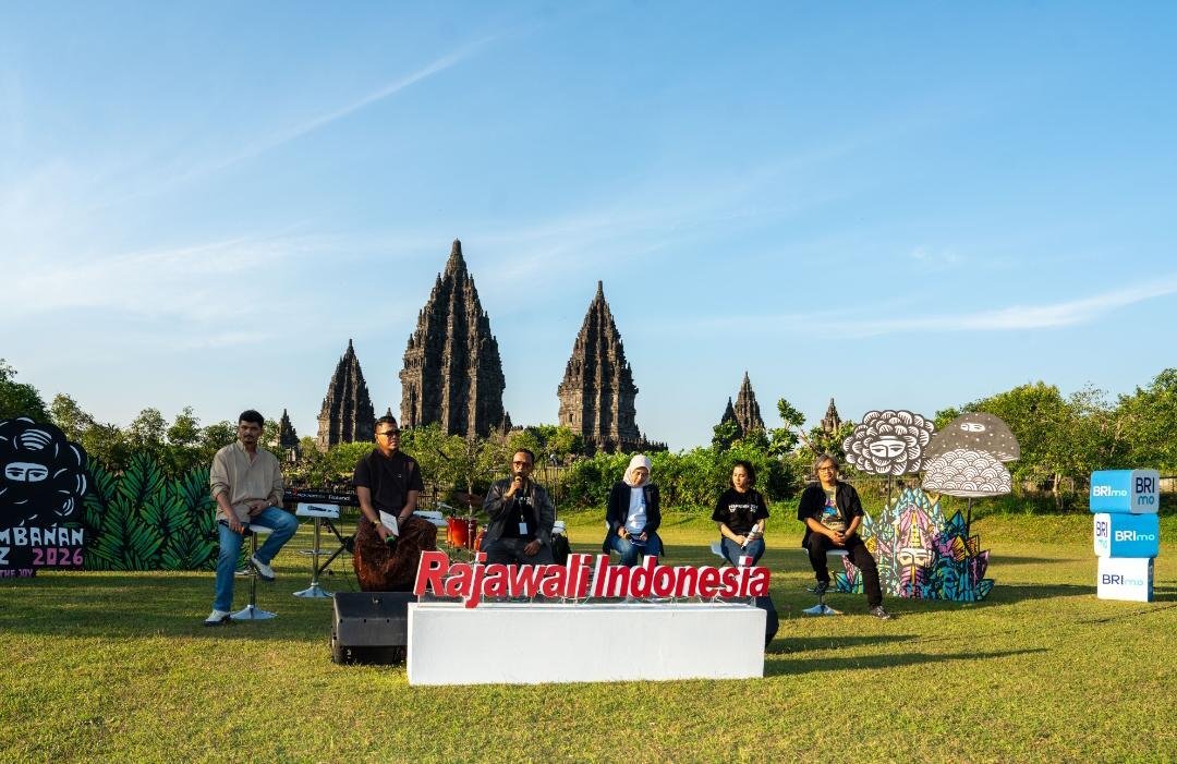 Konferensi Pers Prambanan 2026 di Pelataran Candi Prambanan Yogyakarta (Yusuf)
