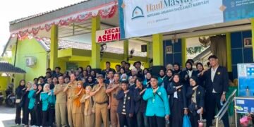 Menyapa Kedunglo: Catatan Observasi Awal Mahasiswa KKN Kolaborasi UNEJ – Universitas dr. Soebandi 2026 56 Sosialisasi tingkat kecamatan yang digelar di Pendopo aula Kecamatan