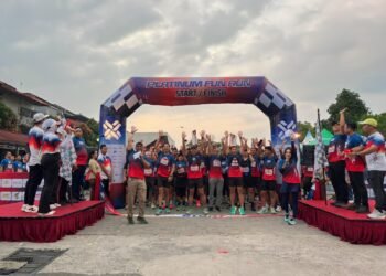 Platinum Fun Run 2026 dengan mengusung tema "No Run No Fun" (Yusuf)