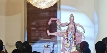 Pementasan tari dalam peresmian Balai Kaswagran di Sayidan Yogyakarta (Yusuf)