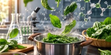 Mitos Sayur Bayam Dipanaskan Ulang: Tinjauan Kimia Dasar terhadap Oksidasi Vitamin C dan Pembentukan Senyawa Toksik