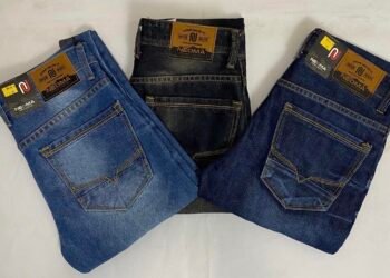 Produk jeans lokal NEOMA yang dipasarkan secara daring melalui berbagai platform e-commerce. (Sumber: Dokumentasi Pribadi)