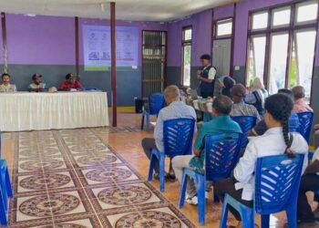 KKN Tematik Kelompok 29 Universitas Cenderawasih Paparkan 17 Program Kerja di Kampung Pasir Hitam 60 Dokumentasi KKN dengan tema Pemberdayaan Masyarakat Berbasis Kearifan Lokal dan Penguatan Ekonomi Kreatif di Kabupaten Kepulauan Yapen (Sumber: Dokumentasi Pribadi)