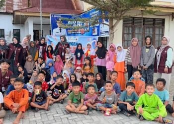 Dokumentasi kegiatan Mengenal Permainan Tradisional Melayu (Sumber: Dokumentasi Pribadi)