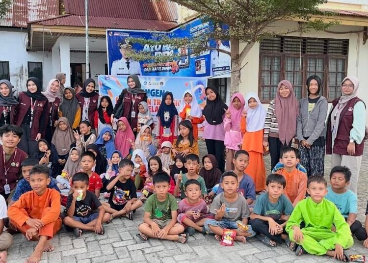 Dokumentasi kegiatan Mengenal Permainan Tradisional Melayu (Sumber: Dokumentasi Pribadi)