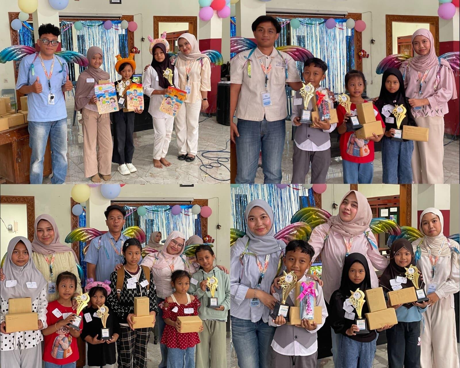 Peringati Hari Anak Nasional, Mahasiswa UM BBM Kelompok 2 Desa Sumberoto Gelar Motivation Day untuk Tingkatkan Kreativitas dan Kepercayaan Diri Anak 47 Foto Juara Lomba Mewarnai, Desa Bercerita, Cepat Ingat dan Balon Pintar (Sumber: Dokumentasi Pribadi)