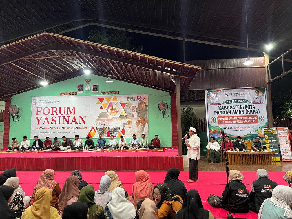 Pemerintah Kabupaten Sumbawa Barat dan Balai POM di Bima Perkuat Sinergi Layanan Terpadu Penjaminan Keamanan Pangan bagi Masyarakat 48 Pemkab Sumbawa Barat Wujudkan Jaminan Keamanan Pangan