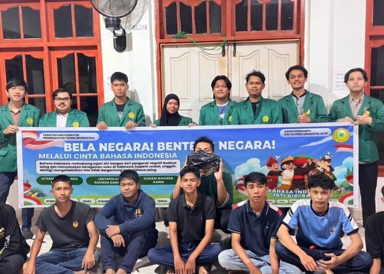 Mahasiswa UMRI menggelar sosialisasi kepada pemuda masyarakat