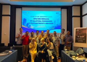 Suasana kegiatan rekonsiliasi DPLK BRI bersama PT Haleyora Powerindo dan PT PLN Electricity Services di Trans Resort Bali, Seminyak, Bali. Pertemuan ini membahas pengelolaan DPLK BRI