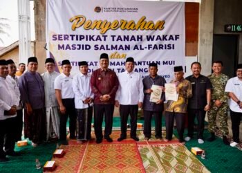Menteri Nusron Serahkan Sertipikat Wakaf dan Bantuan MUI, Perkuat Perlindungan Aset Masjid di Aceh Tamiang 50 WhatsApp Image 2026 07 23 at 18.23.33