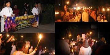 Mahasiswa UM BBM Ramaikan Pawai Obor Sambut Tahun Baru Islam 1448 Hijriah di Ranuagung 56 Pawai obor sambut Tahun Baru Islam di Desa Ranuagung, Probolinggo. (Dokumentasi Mahasiswa UM BBM)