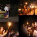 Pawai obor sambut Tahun Baru Islam di Desa Ranuagung, Probolinggo. (Dokumentasi Mahasiswa UM BBM)