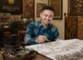 Menolak Asing di Tanah Sendiri, Bangga dengan Budaya Sendiri 47 Dokumentasi kegiatan membatik oleh Bima Anandyaswara (Sumber: Dokumentasi Pribadi)