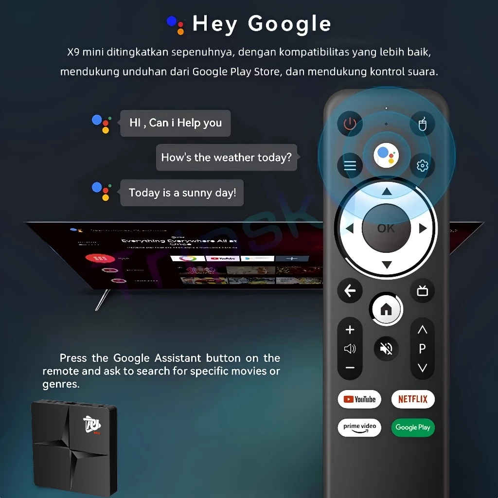 UPHOME Android Tv Box Mini 4K-HD Ultra Android 13 Ram 1/2/4GB Rom 8/16/32GB WIFI 2.4G/5G Bluetooth Smart Tv Box Unlock FULL CHANNEL TV & Film & APP - Netflix / Disney 50 UPHOME Android Tv Box Mini 4K-HD Ultra Android 13 Ram 1/2/4GB Rom 8/16/32GB WIFI 2.4G/5G Bluetooth Smart Tv Box Unlock FULL CHANNEL TV & Film & APP - Netflix / Disney - Image 5