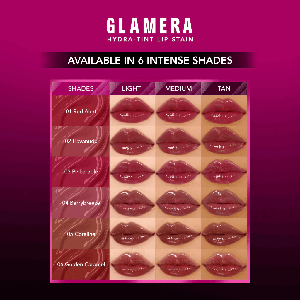 GLAMERA Hydra-Tint Lip Stain 2.5 gr | Lip Stain Liptint Lip Tint LipGloss Lip Gloss Lipstick 48 GLAMERA Hydra-Tint Lip Stain 2.5 gr | Lip Stain Liptint Lip Tint LipGloss Lip Gloss Lipstick - Image 3