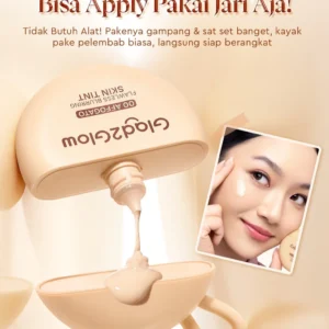 GLAD2GLOW FLAWLESS BLURRING SKIN TINT 15g Concealer Foundation Bedak padat Make up Lightweight Coverage
