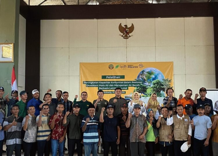 Opening Pelatihan Peningkatan Kapasitas Komunitas dalam Restorasi Ekosistem Mata Air dan Manajemen Air Bersih Berbasis Lembaga Lokal