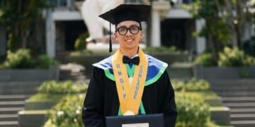 Aqsa Syauqi Lulus dengan Gelar Megister Ilmu Biomedik berkat Beasiswa DBR BRIN