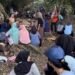 Dokumentasi Mahasiswa Universitas Negeri Malang yang sedang melaksanakan kegiatan Universitas Negeri Malang Belajar Bersama Masyarakat (UM BBM) di Desa Sumberdodol (Sumber: Dokumentasi Panitia Acara)