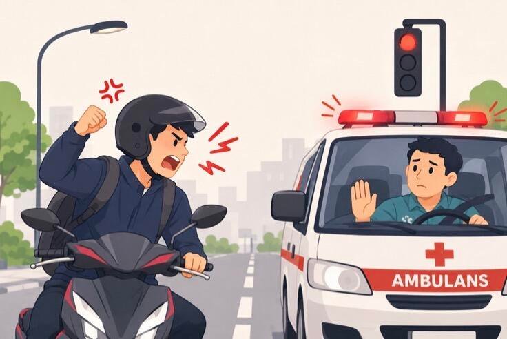 Mengelola Emosi di Era Viral: Berkaca dari Kasus Pengendara dan Ambulans di Surabaya 46 Ilustrasi Mengelola Emosi di Era Viral (Sumber: Gambar Generatif AI)