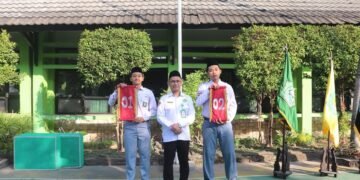 Nomor Kandidat Disematkan, Pesta Demokrasi OSIS MAN 1 Yogyakarta Resmi Bergulir 57 IMG 4732