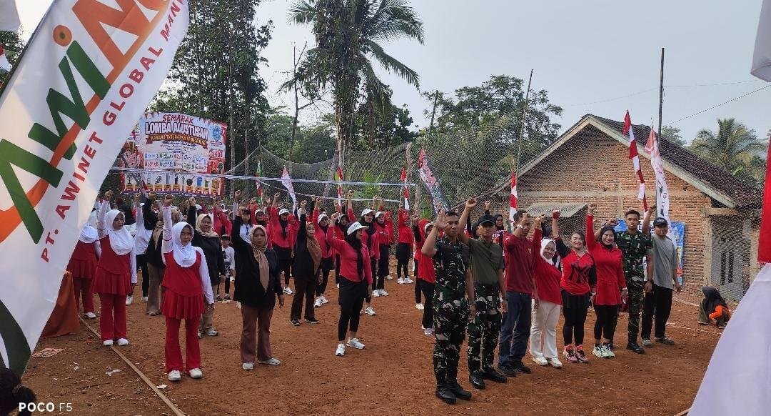 Satgas TMMD Jadi Juri, Lomba Senam Kreasi Meriahkan HUT ke-81 RI di Pasirgadung 48 WhatsApp Image 2026 08 09 at 11.11.23 1
