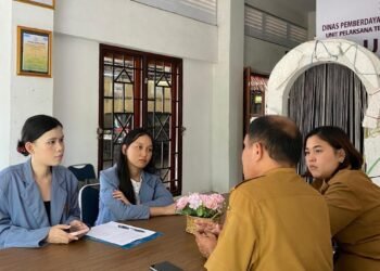 Dokumentasi kegiatan penelitian dan sosialisasi pencegahan victim blaming oleh Tim FYP Universitas Sam Ratulangi. (Sumber: Dokumentasi Pribadi)