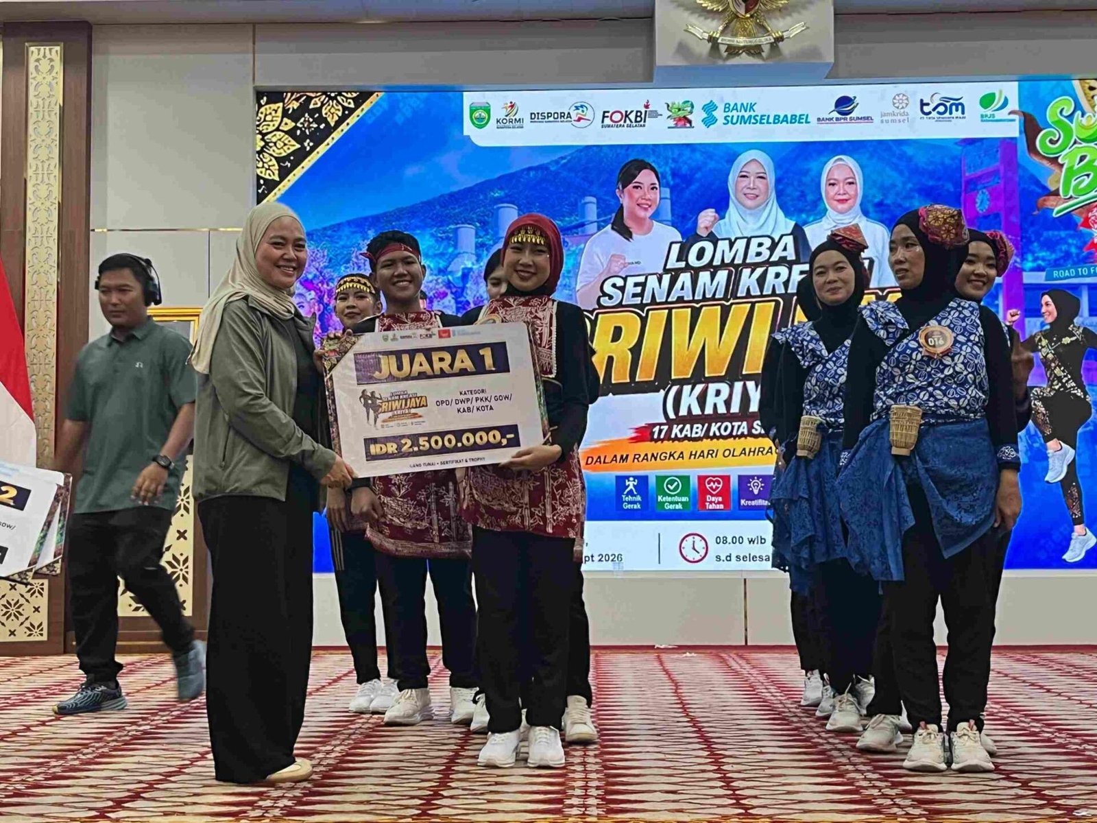 Harumkan Nama Daerah, Tim Bende Seguguk Dispora OKI Sabet Juara 1 Lomba Senam Kreasi Sriwijaya di Griya Agung 50 IMG 20260920 WA0155 300kb