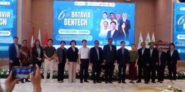 Transisi digital industri teknik gigi Korea Selatan dalam rangkaian 6th Batavia Dentech International Meeting X Dentech Competition 2026 (Sumber: Dokumentasi Pribadi)