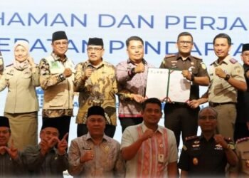 Percepat Pendaftaran Tanah Wakaf, Kantor Pertanahan Kabupaten Simalungun Teken Nota Kesepahaman dan Perjanjian Kerja Sama 46 Perjanjian 300KB