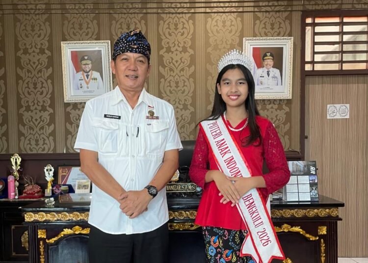 Auddrey Bawa Nama Bengkulu ke Tingkat Nasional Pemilihan Puteri Anak Indonesia 2026, Raih Dukungan Kepala Dinas Pariwisata