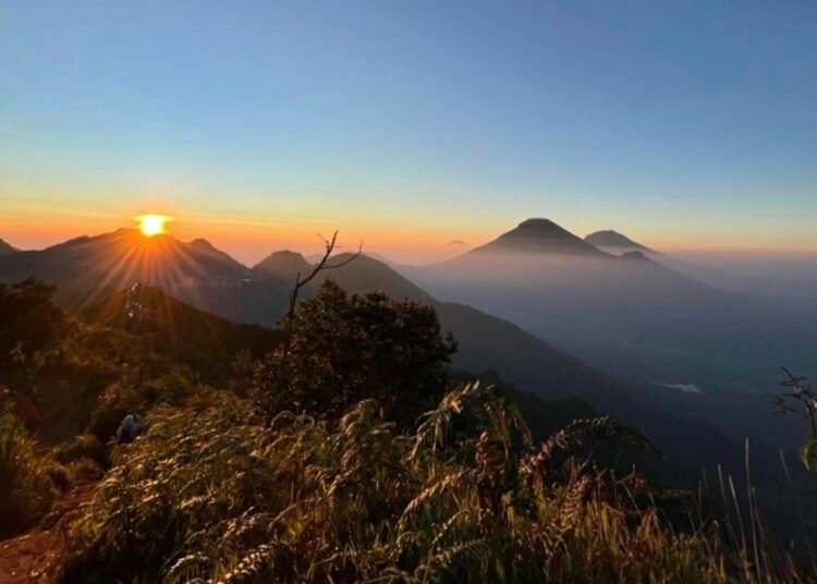 Sunrise di Gunung Prau (Sumber: Dokumentasi Pribadi, 2026)
