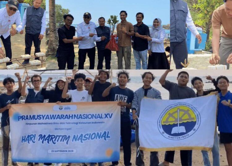 Foto: Pelaksanaan Aksi Konservasi Pesisir bersama peserta dan pemangku kepentingan di Sukarame, Banten. (Dok. Istimewa)