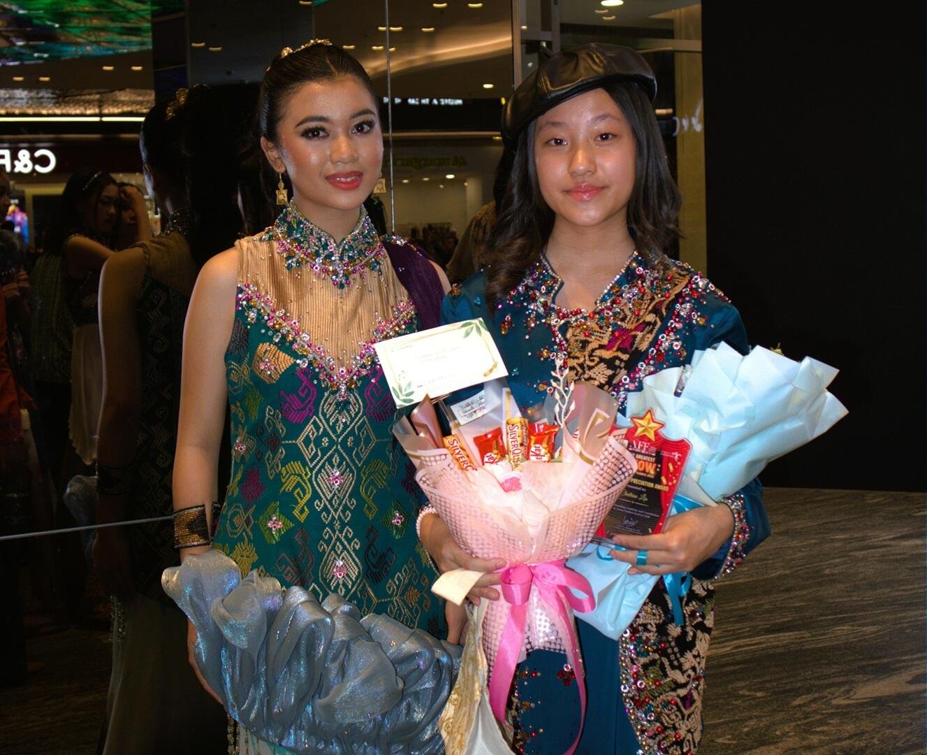 Quinn bersama Designer Catherine Liu