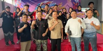 Foto bersama semua juara IMSSU dan WRABF dan pengurus Perbakin Propinsi Jawa Timur