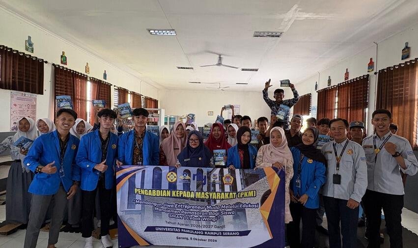 Membangun Jiwa Entrepreneur Muda Sejak Dini: UNPAM Kampus Serang Gelar Edukasi Manajemen Pemasaran di SMAN 1 Lebak Wangi 48 104607 1