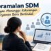 Perencanaan sumber daya manusia membantu perusahaan mengantisipasi kebutuhan tenaga kerja dan mempersiapkan kompetensi karyawan untuk menghadapi tantangan bisnis pada masa depan. (Sumber: Generated AI).
